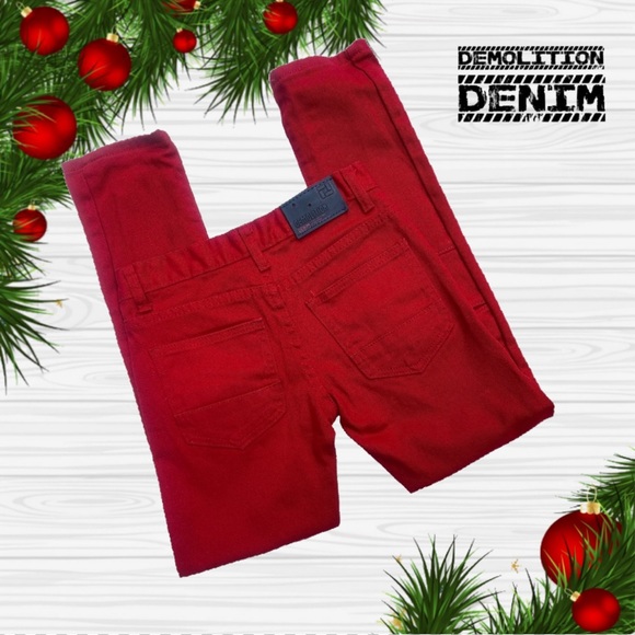 Red Demolition Denim - Picture 6 of 6